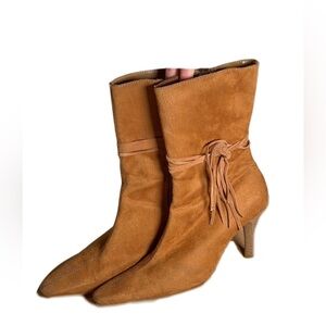 Tan Suede Women's Boots